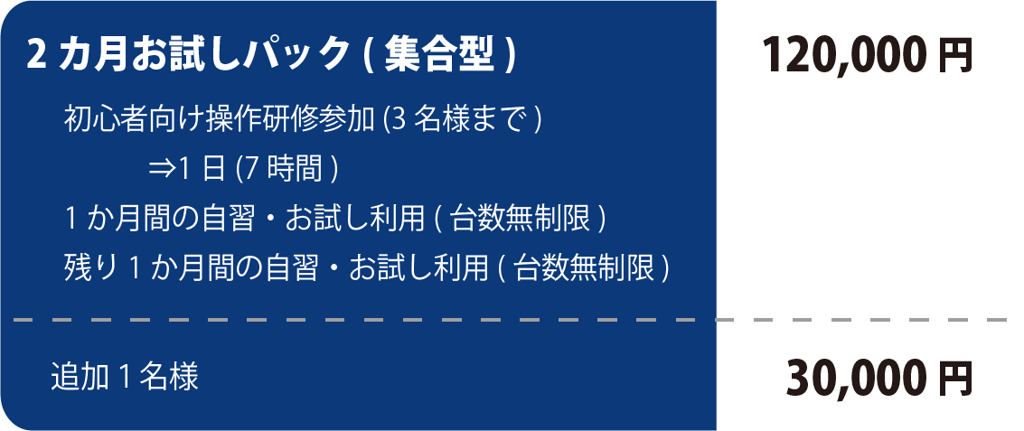 お試しパック(訪問型)